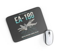 Thumbnail for EA-18G Growler design on black rectangle mouse pad