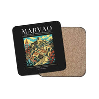 Thumbnail for MARVAO - Poster - Coaster - Black