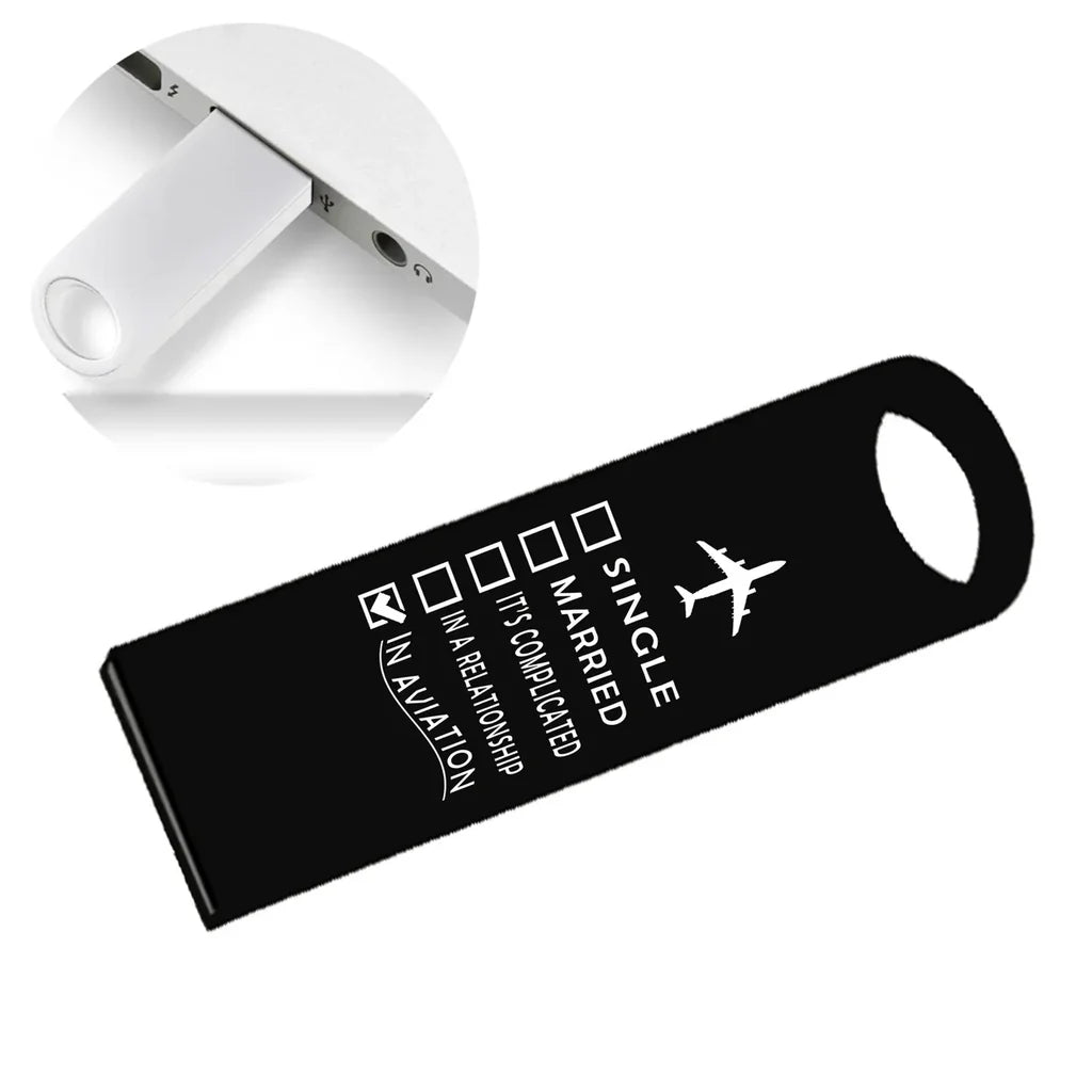 In aviation design on durable waterproof casing waterproof USB device.