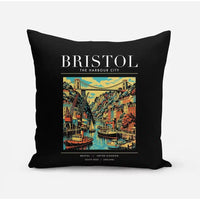 Thumbnail for BRISTOL - Poster - Pillow - Black