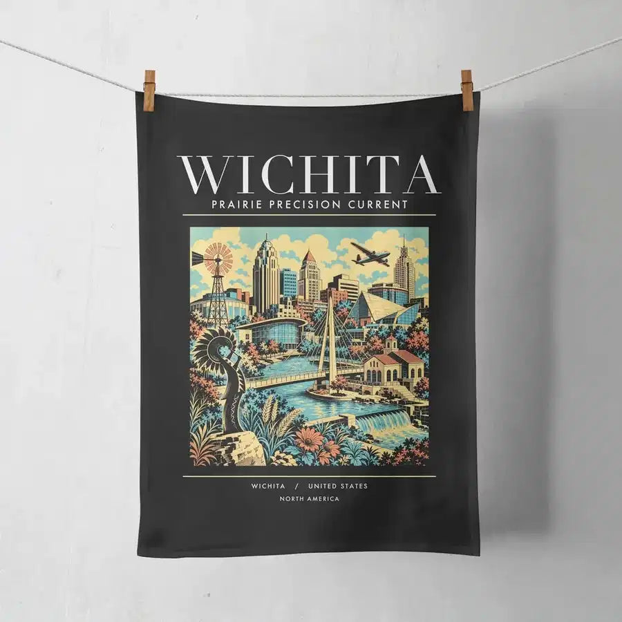 WICHITA - Poster - Towel - Black