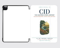 Thumbnail for The Eastern Iowa Airport Cedar Rapids (CID) design on white ipad tablet case