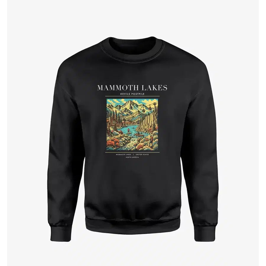 MAMMOTH LAKES - Poster - Sweatshirt - Black