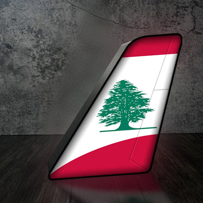 Middle East Airlines(MEA) Led Aircraft Tail aviation themed 3D aircraft tail lamp, premium acrylic with LED.