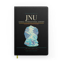 Thumbnail for Juneau International Airport (JNU) design on black notebook