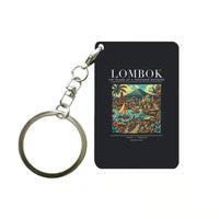 Thumbnail for LOMBOK - Poster - Key Chain - Black