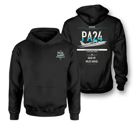 Double-Side Printing — Piper PA-24-250 Comanche 250 Double-Side Hoodie
