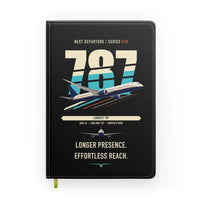 Thumbnail for Boeing 787-10 Dreamliner design on black notebook
