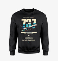 Thumbnail for Boeing 737-900ER design on black sweatshirt