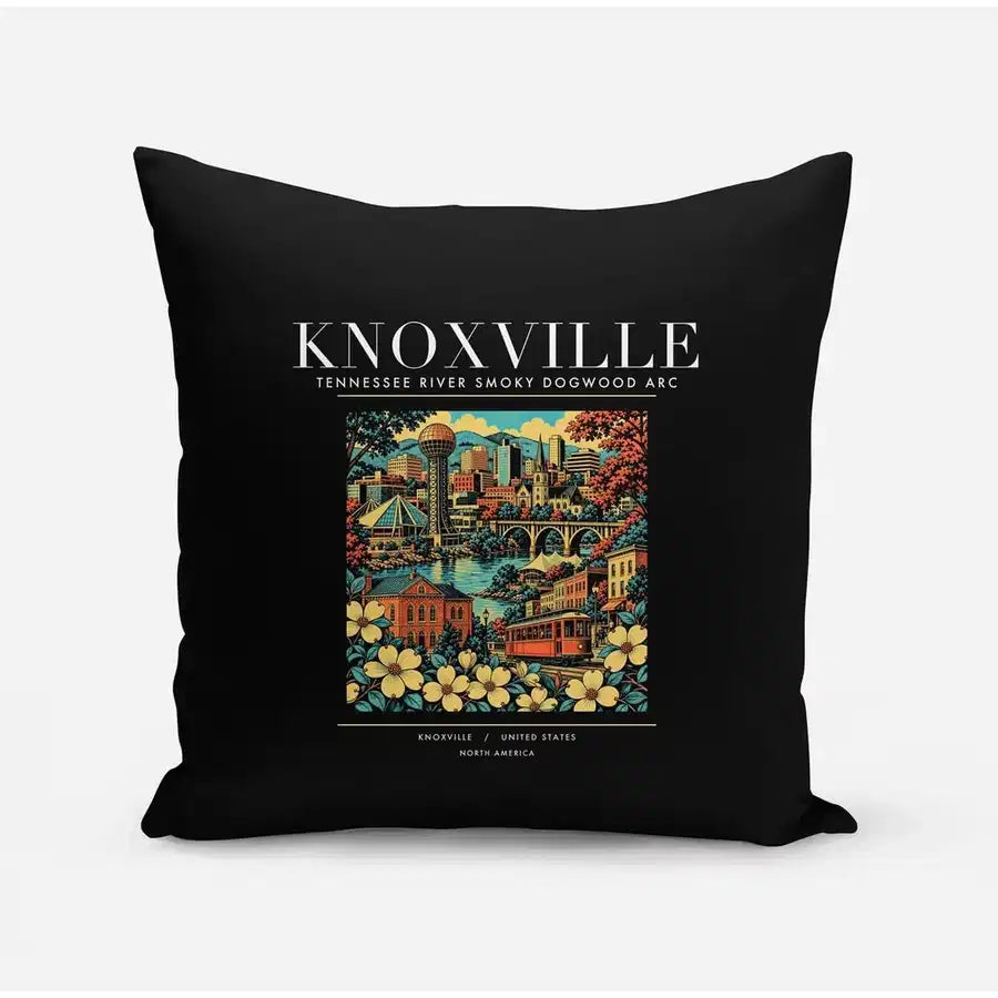 KNOXVILLE - Poster - Pillow - Black