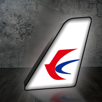 China Eastern Airlines Led Aircraft Tail aviation design on premium acrylic with LED 3D aircraft tail lamp.