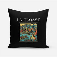 Thumbnail for LA CROSSE - Poster - Pillow - Black