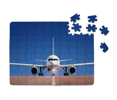 Face to Face with Airbus A320 aviation design puzzle, premium cardboard.
