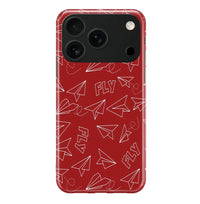 Thumbnail for Paper Airplane & Fly-Red iPhone Case