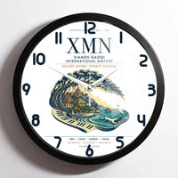 Thumbnail for Xiamen Gaoqi International Airport (XMN) design on white framed wall clock
