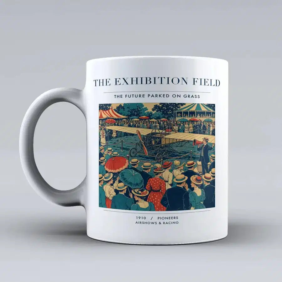 VINTAGE G4322 - The Exhibition Field - Ceramic Mug design on white