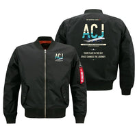 Thumbnail for Airbus ACJ TwoTwenty design on black bomber