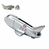 Thumbnail for Aviation Alphabet 3 aviation design on durable metal casing airplane-shape USB drive.
