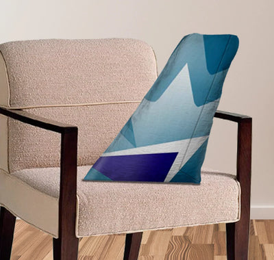 Westjet Airlines aviation design on soft polyester filling aircraft tail pillow.