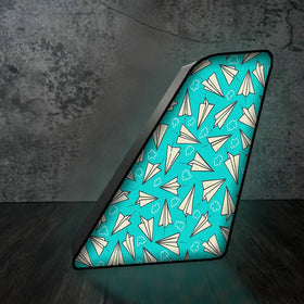 Super Drawings of Airplanes Led Aircraft Tail & 3D Lamp