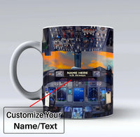 Thumbnail for Amazing Boeing 737 Cockpit Text aviation design on ceramic mug, premium ceramic with glazed finish.