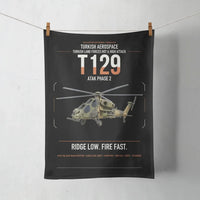 Thumbnail for Turkish Aerospace T129 ATAK Phase 2 design on black towel