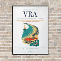 Thumbnail for Juan Gualberto Gómez Airport VRA — Varadero vertical canvas print - framed - white background