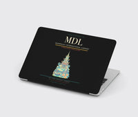 Thumbnail for Mandalay International Airport (MDL) design on black MacBook case