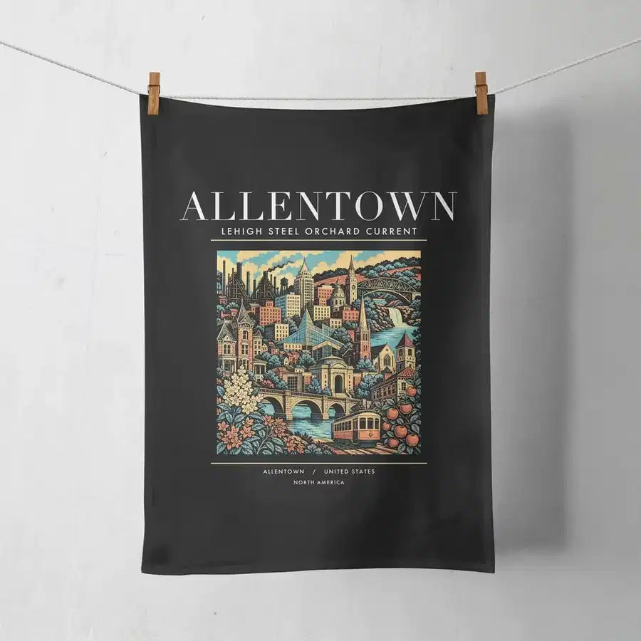 ALLENTOWN - Poster - Towel - Black