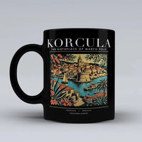 Thumbnail for KORCULA - Poster - Mug - Black
