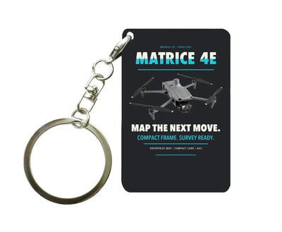 DJI Matrice 4E Key Chain design on black key chain