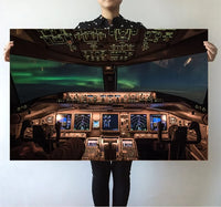 Thumbnail for Boeing 777 Cockpit aviation themed poster, premium poster paper.