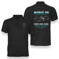 Thumbnail for DJI Matrice 3TD design on black polo