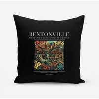 Thumbnail for BENTONVILLE - Poster - Pillow - Black