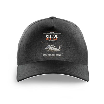 Kaman SH-2F Seasprite design on black printed hat