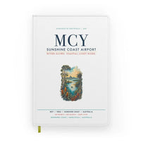 Thumbnail for Sunshine Coast Airport (MCY) design on white notebook