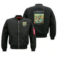 Thumbnail for LORIENT - Poster - Bomber Jacket - Black