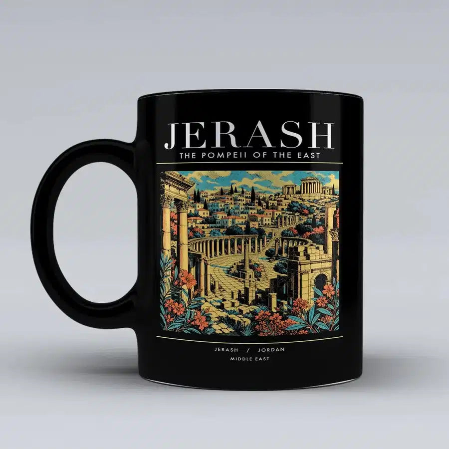JERASH - Poster - Mug - Black
