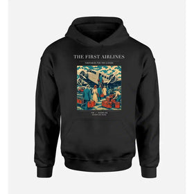 Single-Side Printing — The First Airlines Double-Side Hoodie