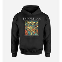 Thumbnail for TEPOZTLAN - Poster - Premium Hoodie - Black