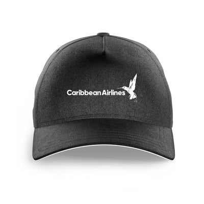 Caribbean Airlines logo printed on black cap