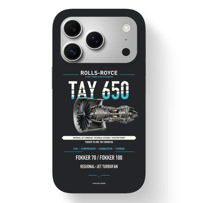 TAY 650 Case design on black iphone case