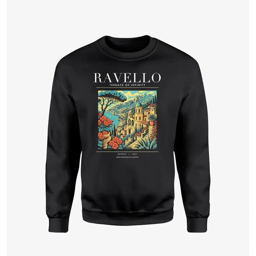 RAVELLO - Poster - Sweatshirt - Black