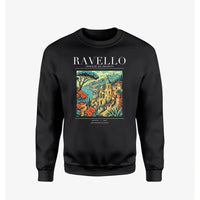 Thumbnail for RAVELLO - Poster - Sweatshirt - Black