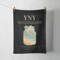 Thumbnail for Yangyang International Airport (YNY) design on black towel