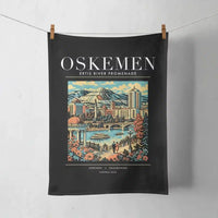 Thumbnail for OSKEMEN - Poster - Towel - Black