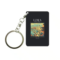 Thumbnail for LIMA - Poster - Key Chain - Black
