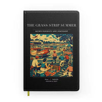 Thumbnail for VINTAGE G4142 - The Grass Strip Summer - Designed Notebooks design on black
