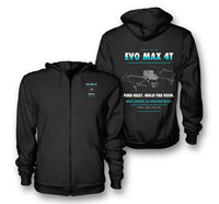 Thumbnail for Autel EVO Max 4T design on black zipped hoodie