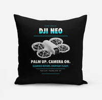 Thumbnail for DJI Neo design on black pillow